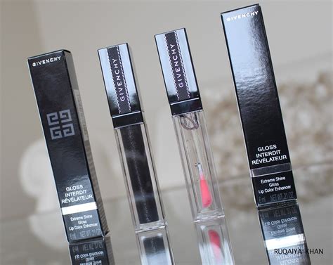 givenchy gloss noir révélateur|Givenchy Gloss Interdit Vinyl ~ Review + Swatches .